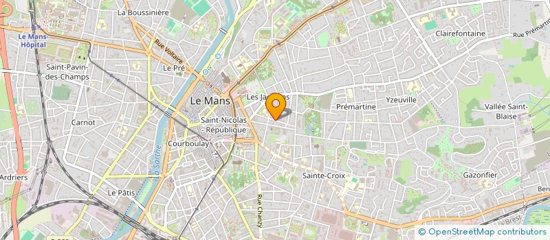 localisation de l'entreprise MADAME JUSTINE GAUBERT  LE MANS