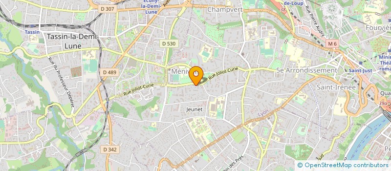 localisation de l'entreprise MADAME JUSTINE GAUDIN  LYON