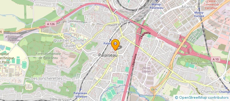 localisation de l'entreprise MADAME JUSTINE GAULARD  PALAISEAU