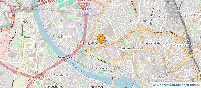 localisation de l'entreprise MADAME JUSTINE GENTY à TOULOUSE
