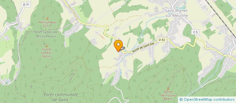 localisation de l'entreprise MADAME JUSTINE GIGOUX  BAN-SUR-MEURTHE-CLEFCY