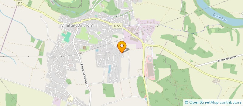 localisation de l'entreprise MADAME JUSTINE GINESTE  VILLETTE-D'ANTHON