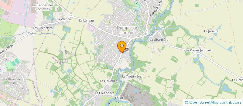 localisation de l'entreprise MADAME JUSTINE GIRARD à DOMPIERRE-SUR-YON
