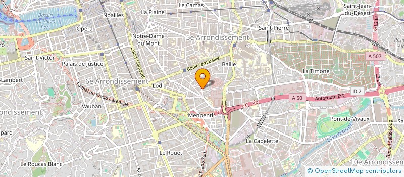 localisation de l'entreprise MADAME JUSTINE GOBBER à MARSEILLE