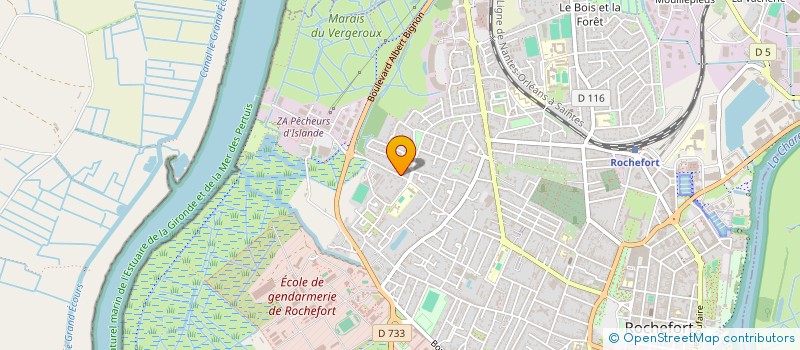 localisation de l'entreprise MADAME JUSTINE GODEAU  ROCHEFORT