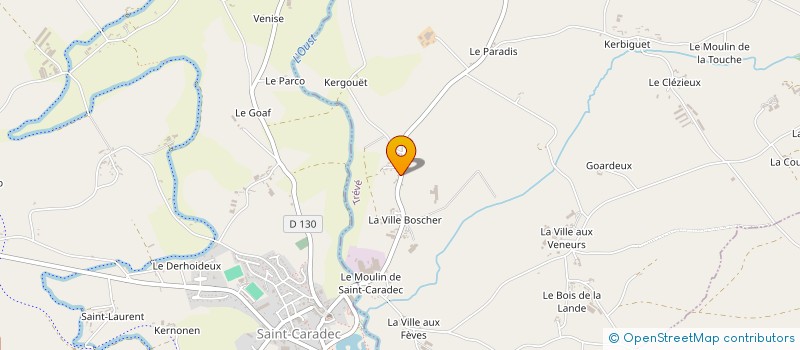 localisation de l'entreprise MADAME JUSTINE GOUJON  TREVE