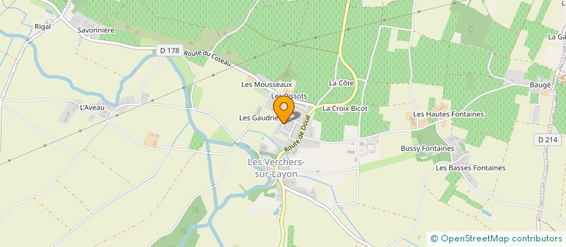 localisation de l'entreprise MADAME JUSTINE GOUJON à DOUE-EN-ANJOU