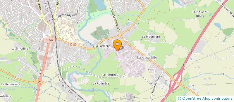 localisation de l'entreprise MADAME JUSTINE GOUY  LA ROCHE-SUR-YON