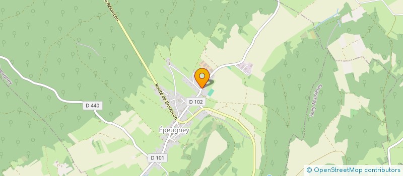 localisation de l'entreprise MADAME JUSTINE GRANDJEAN  EPEUGNEY