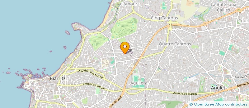 localisation de l'entreprise MADAME JUSTINE GRAPHIN  BIARRITZ