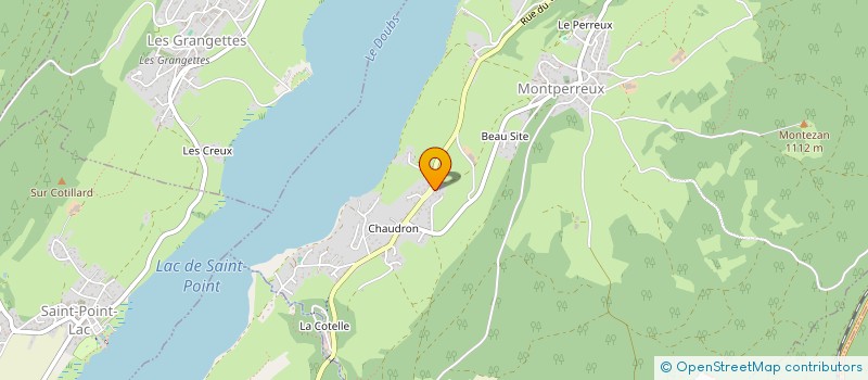 localisation de l'entreprise MADAME JUSTINE GROSDEMANGE  MONTPERREUX