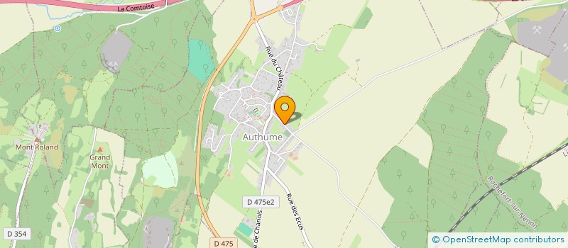 localisation de l'entreprise MADAME JUSTINE GRUET  AUTHUME