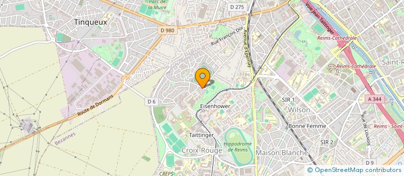 localisation de l'entreprise MADAME JUSTINE GRULET  REIMS