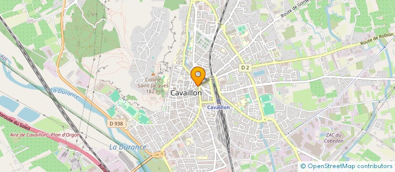 localisation de l'entreprise MADAME JUSTINE GUALANO  CAVAILLON