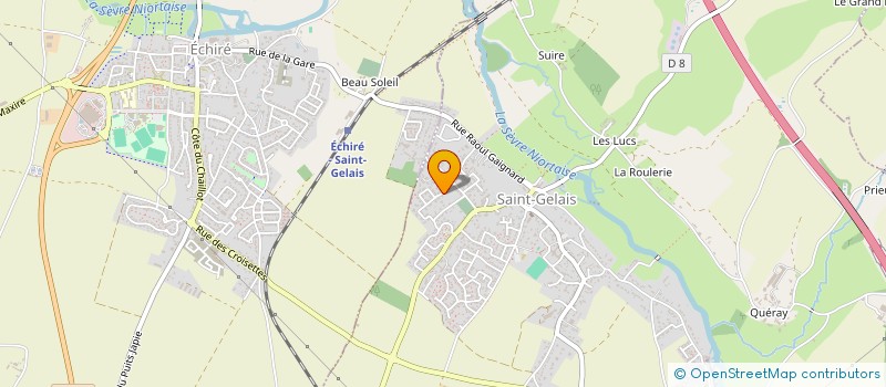 localisation de l'entreprise MADAME JUSTINE GUERIN  SAINT-GELAIS