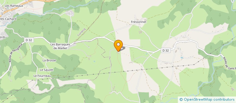 localisation de l'entreprise MADAME JUSTINE GUERINEAU  PERIGNEUX