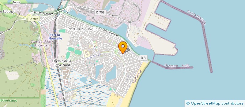 localisation de l'entreprise MADAME JUSTINE GUERLOT  PORT-LA-NOUVELLE