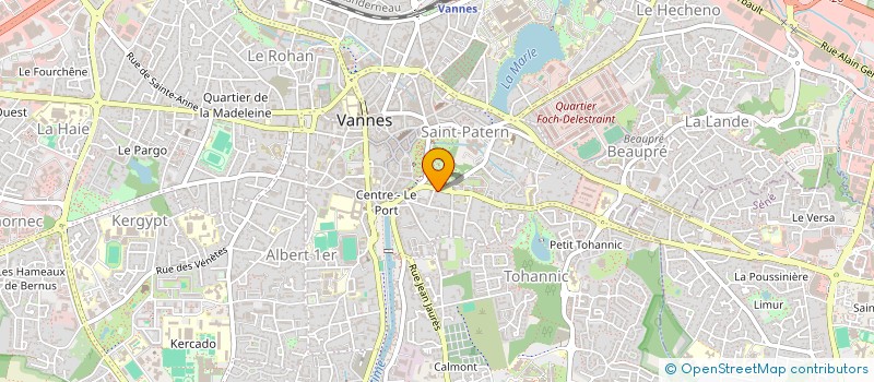 localisation de l'entreprise MADAME JUSTINE GUIBLIN  VANNES