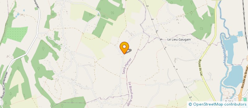 localisation de l'entreprise MADAME JUSTINE HALLEY  SAINT-HYMER