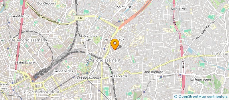 localisation de l'entreprise MADAME JUSTINE HAMY à MARSEILLE