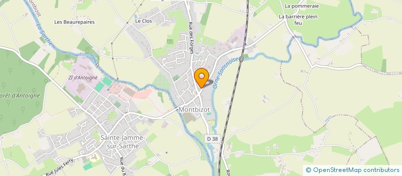 localisation de l'entreprise MADAME JUSTINE HAUCHARD  MONTBIZOT