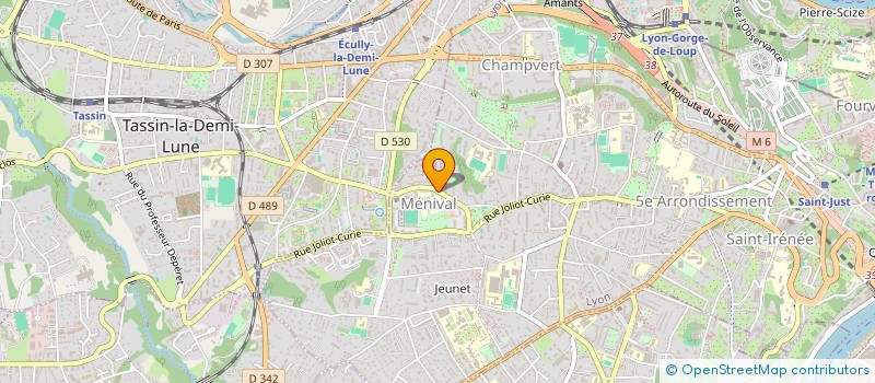 localisation de l'entreprise MADAME JUSTINE HAUSWIRTH  LYON