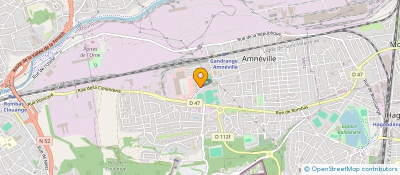 localisation de l'entreprise MADAME JUSTINE HAYOT  AMNEVILLE