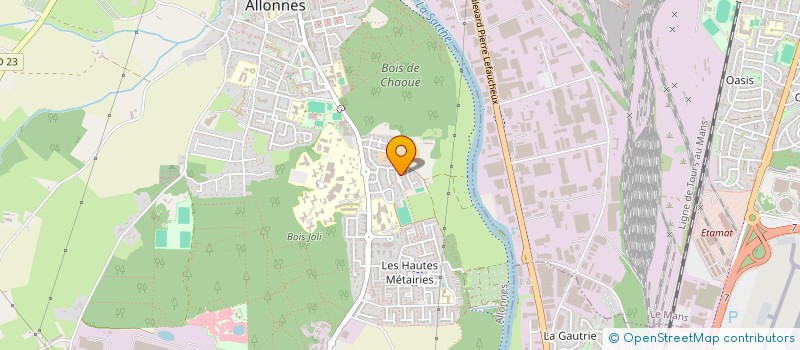 localisation de l'entreprise MADAME JUSTINE HEMONT  ALLONNES