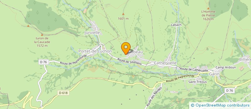 localisation de l'entreprise MADAME JUSTINE HENRY  POUBEAU