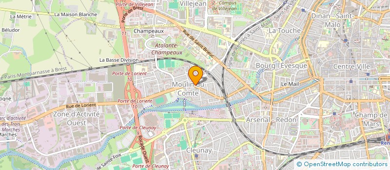 localisation de l'entreprise MADAME JUSTINE HERY  RENNES