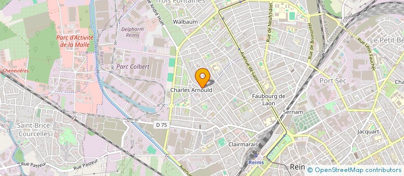 localisation de l'entreprise MADAME JUSTINE HUANG  REIMS