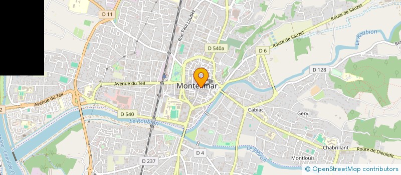 localisation de l'entreprise MADAME JUSTINE HURTIER  MONTELIMAR