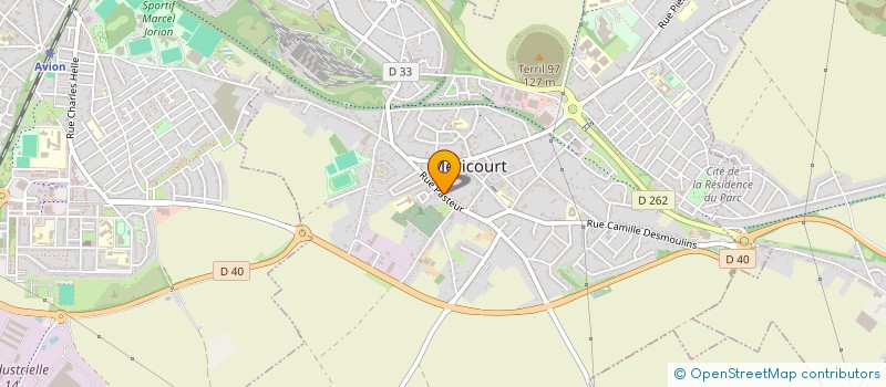 localisation de l'entreprise MADAME JUSTINE JACQUAT  MERICOURT