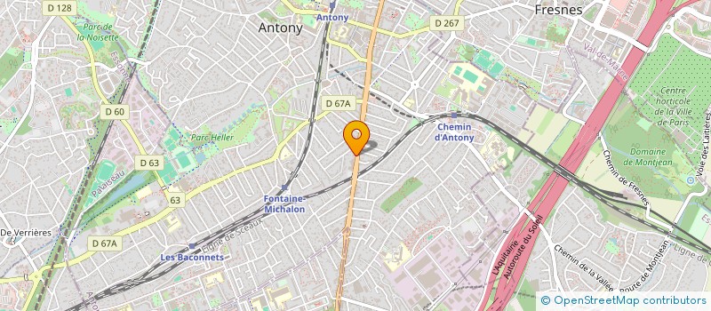 localisation de l'entreprise MADAME JUSTINE JAGUENEAU à ANTONY