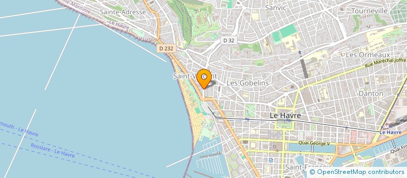 localisation de l'entreprise MADAME JUSTINE JAN  LE HAVRE