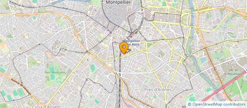 localisation de l'entreprise MADAME JUSTINE JANET à MONTPELLIER