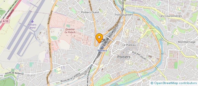 localisation de l'entreprise MADAME JUSTINE JANNEAU  POITIERS