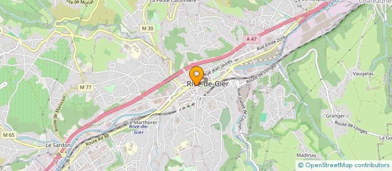 localisation de l'entreprise MADAME JUSTINE JASSERAND à RIVE-DE-GIER