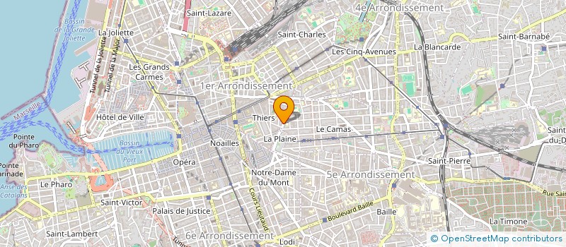 localisation de l'entreprise MADAME JUSTINE JAVAUDIN à MARSEILLE