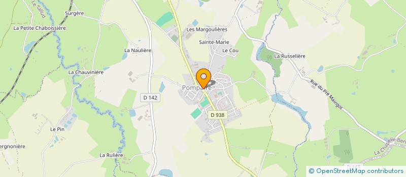 localisation de l'entreprise MADAME JUSTINE JEAULT  POMPAIRE