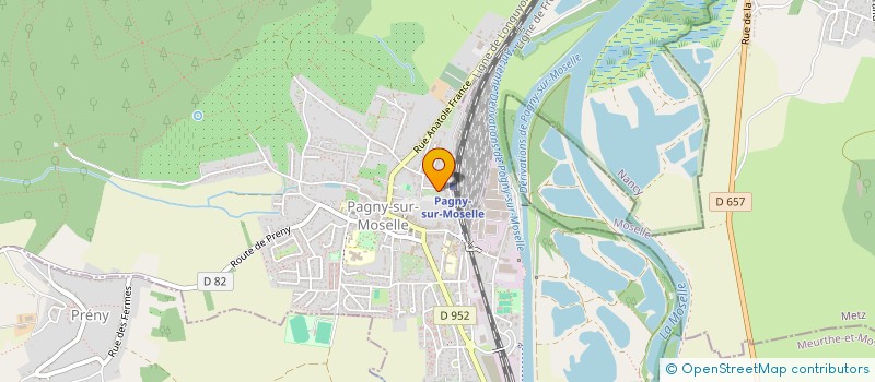 localisation de l'entreprise MADAME JUSTINE JOYER  PAGNY-SUR-MOSELLE