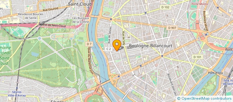 localisation de l'entreprise MADAME JUSTINE JUSTINE LEMAIRE  BOULOGNE-BILLANCOURT