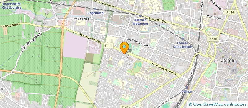 localisation de l'entreprise MADAME JUSTINE KEMPF  COLMAR