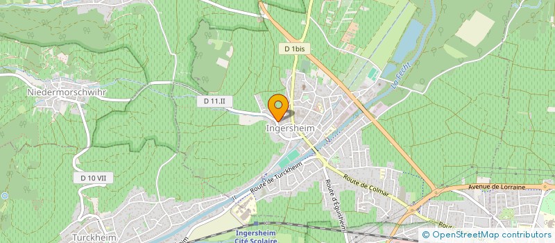 localisation de l'entreprise MADAME JUSTINE KERSUZAN  INGERSHEIM