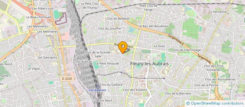 localisation de l'entreprise MADAME JUSTINE KOCH à FLEURY-LES-AUBRAIS