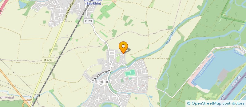 localisation de l'entreprise MADAME JUSTINE KOEHL  OFFENDORF