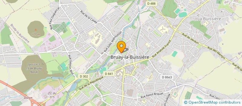 localisation de l'entreprise MADAME JUSTINE KOPACZYK  BRUAY-LA-BUISSIERE