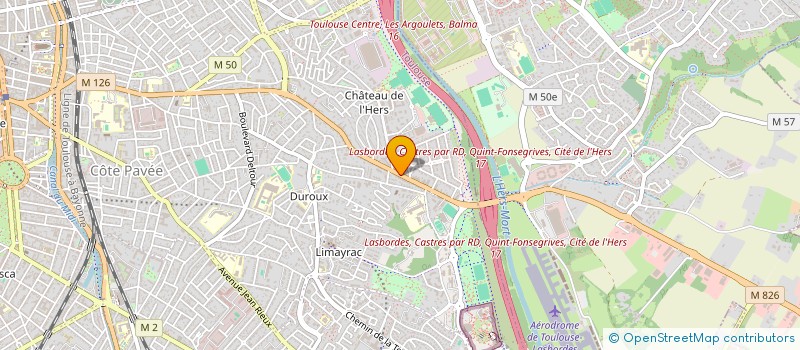 localisation de l'entreprise MADAME JUSTINE KULAKOVA à TOULOUSE