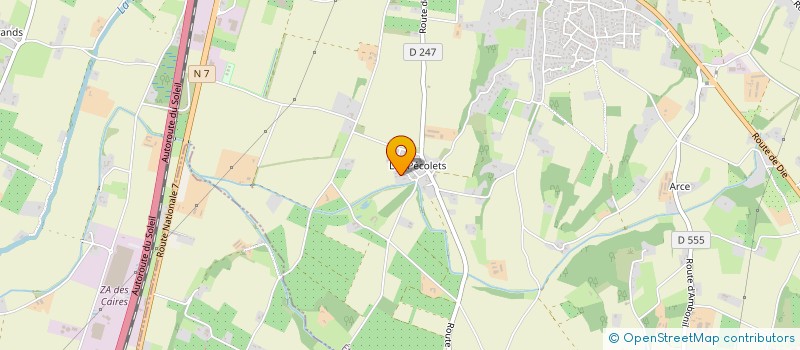 localisation de l'entreprise MADAME JUSTINE LADREYT  ETOILE-SUR-RHONE