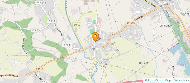 localisation de l'entreprise MADAME JUSTINE LAFAY  AOSTE